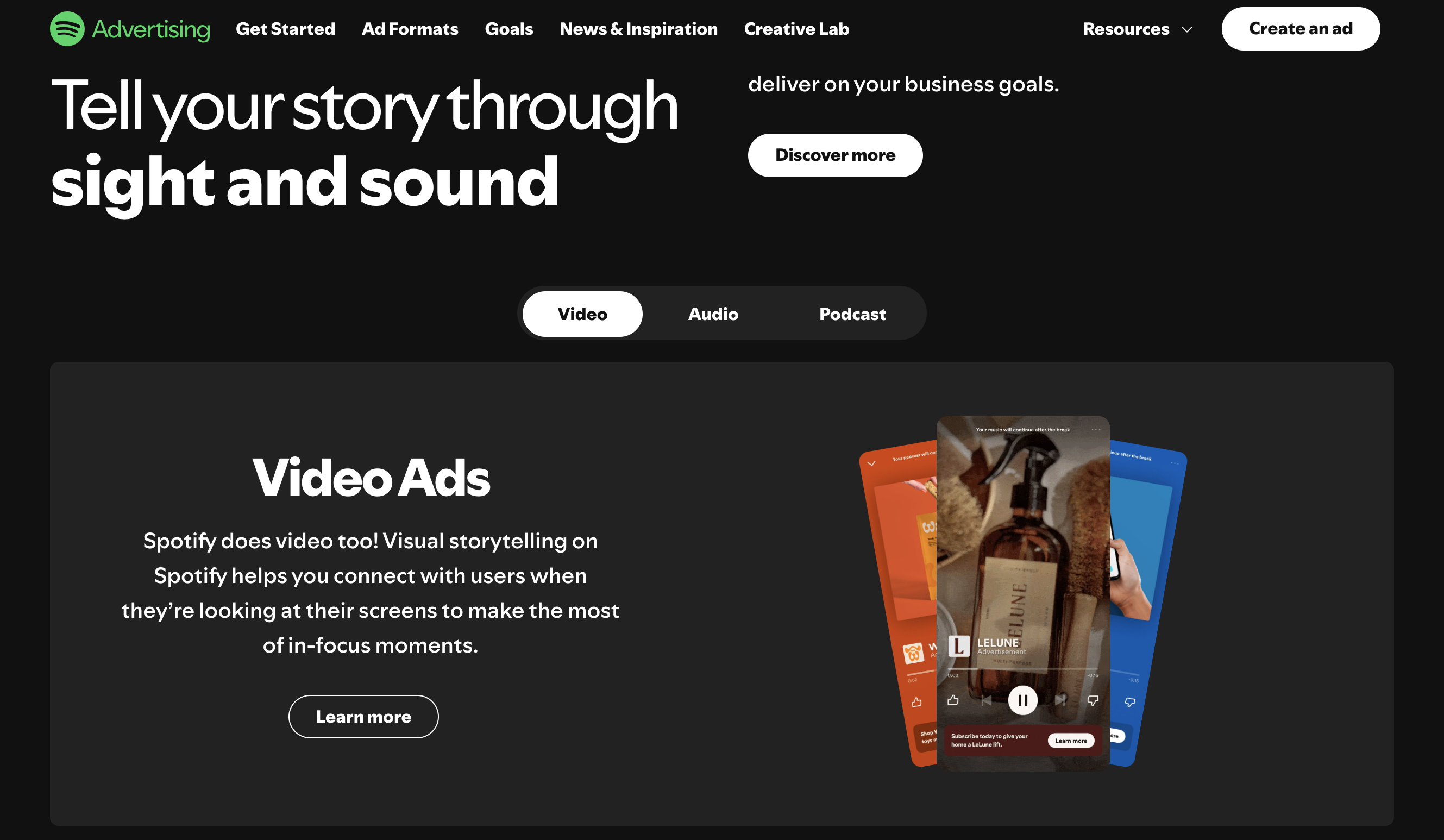 Spotify Ad Formats